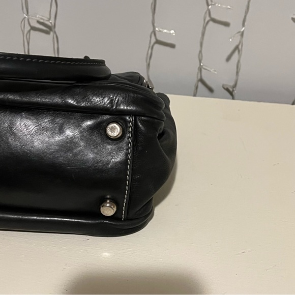 Marc Jacobs Blake Black Calfskin Leather Satchel Bag - Picture 13 of 14